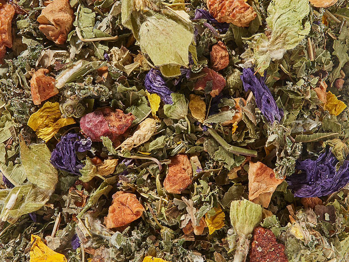 Kräuterteemischung Bergtee & Zitrus (Zitronen-Grapefruit-Note) aromatisiert