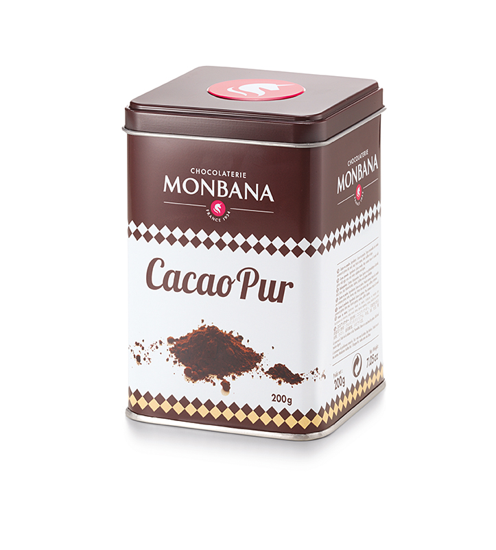 Kakaopulver "Cacao pur" (100%) schwach entölt