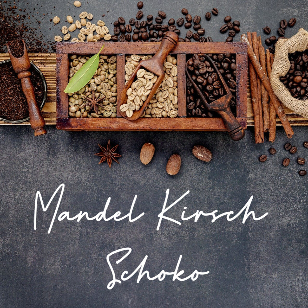 Kaffee Mandel-Kirsch-Schoko