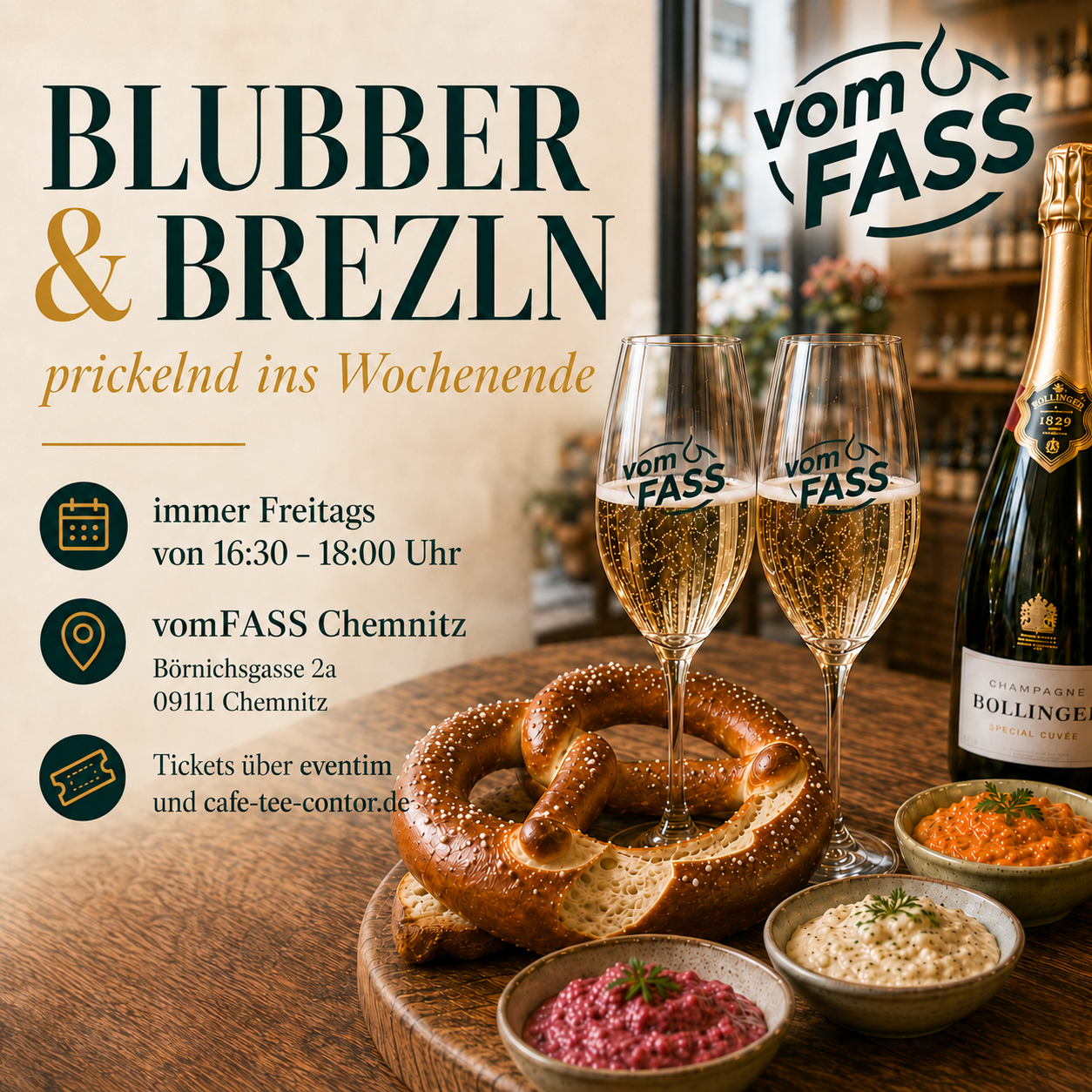 Blubber & Brezln - dein prickelnder Start ins Wochenende